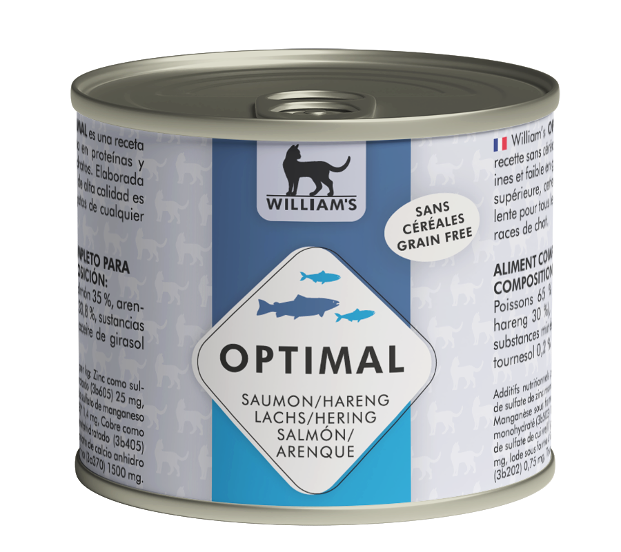 CAT Optimal Salmon/Arenque 200g 6