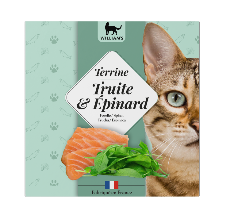 CAT Tarrina Human Grade - Trucha&Espinaca 80g 12