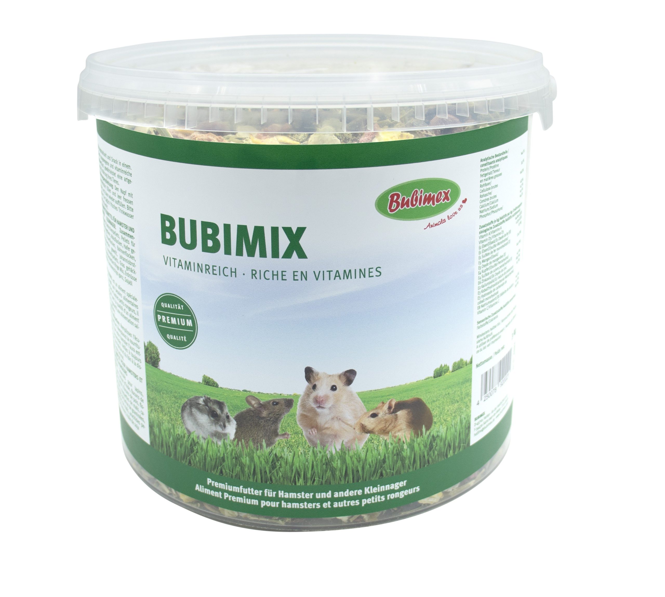 Alimento para Hamster en cubo 3kg 5