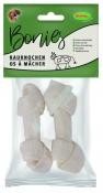 Bonies Hueso blanco anudado 11 cm (2u) 20