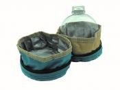 Comedero de viaje dobles 15cm con botella 500ml 6