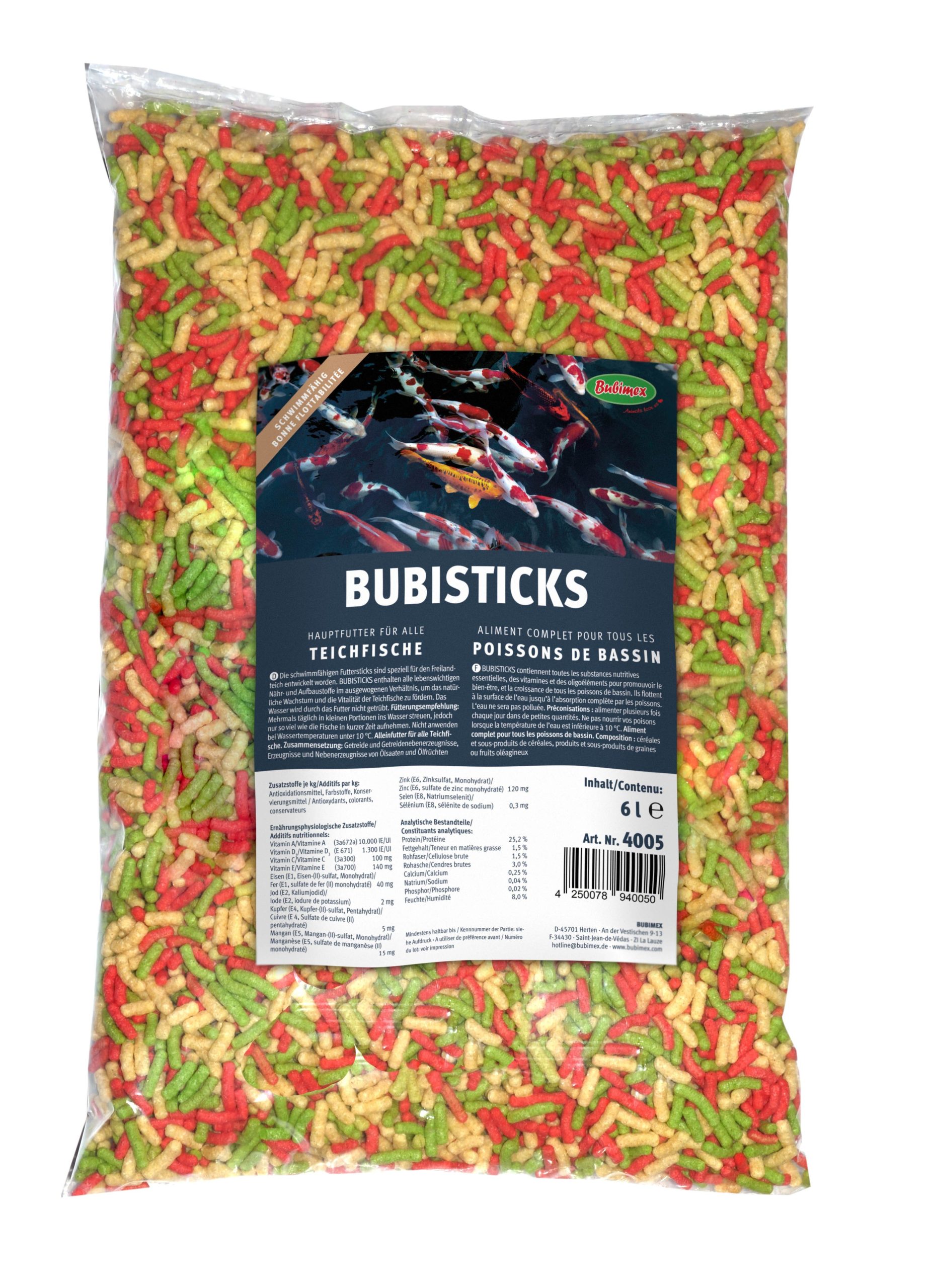 Alimento especial para estanques 6L 1