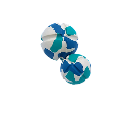 Ballee Pelota caucho natural - Azul 8cm 6