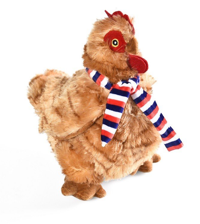 Juguete gallina con squeaker 6