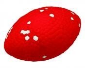 Ultra Strong E-TPU Balón de rugby 10x6cm 6