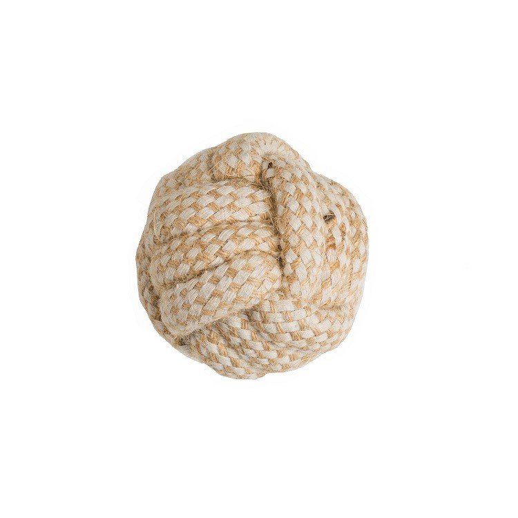 Pelota de algodón reciclado y yute 9,5cm 6