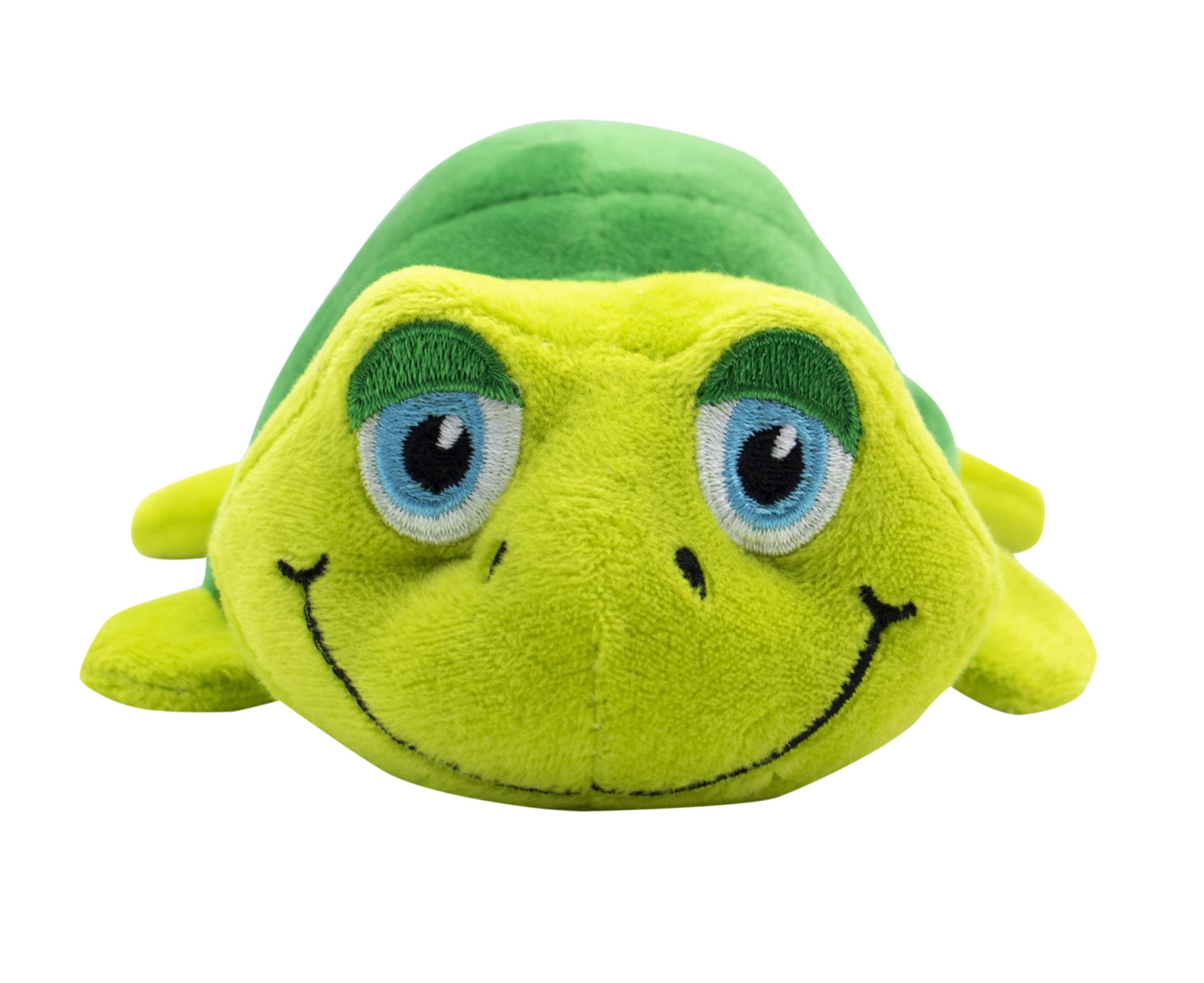 Tortuga de peluche con sonajero 15cm 6