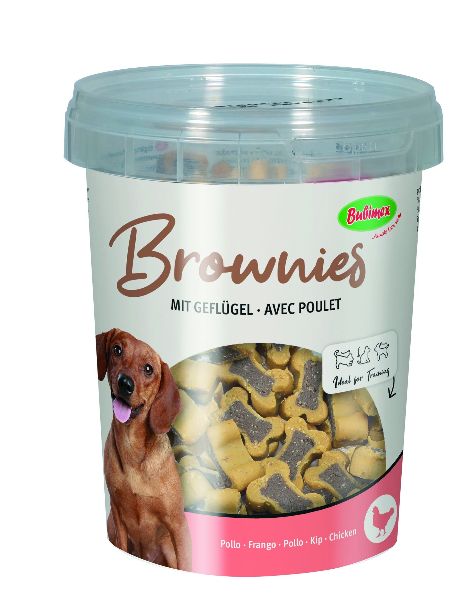 Bubisnack Brownies huesitos de pollo 300g 12