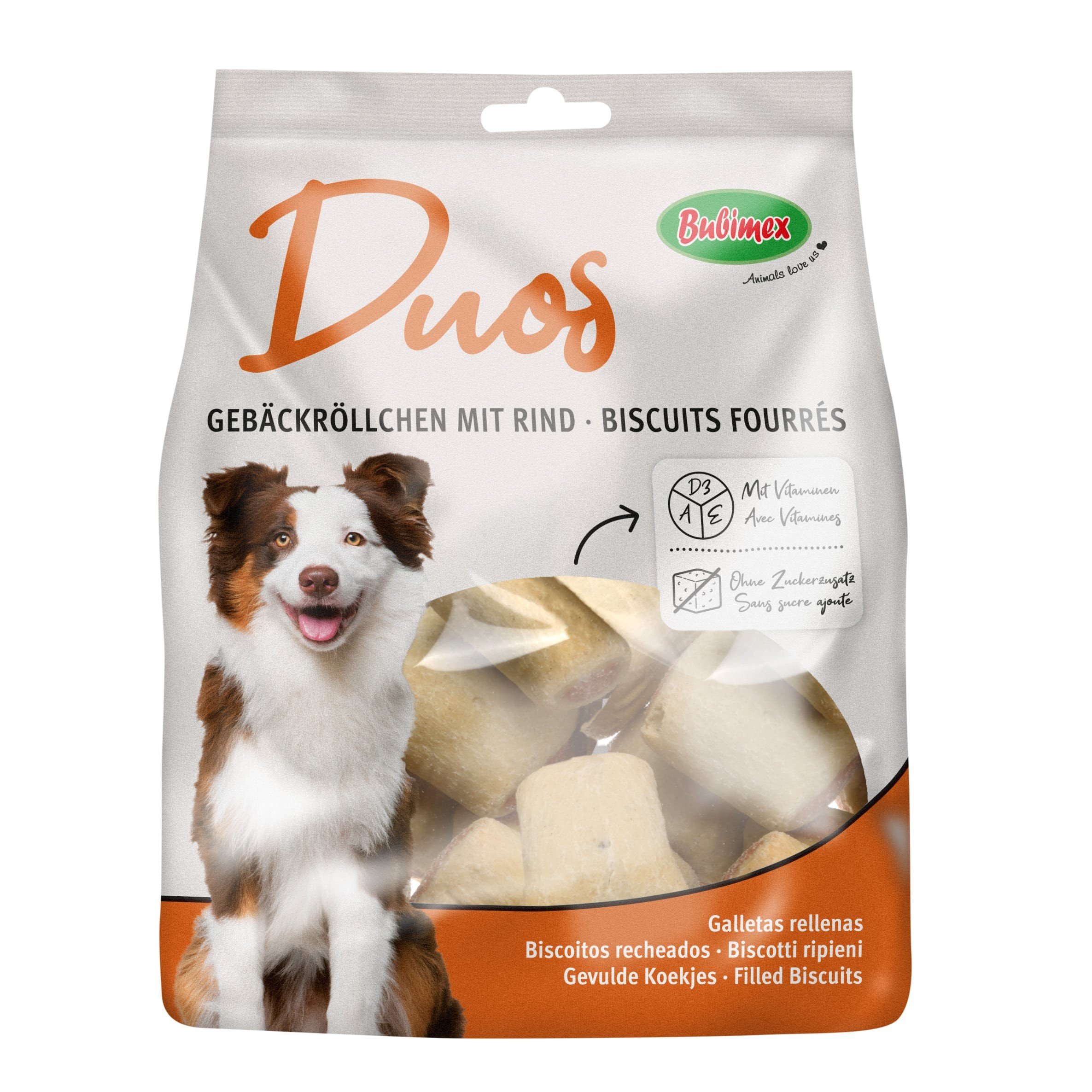 Galletas Duos rellenas de carne 500g 24