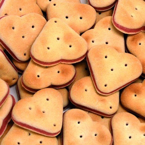 Galletas Corazones Rellenos granel 2kg 5