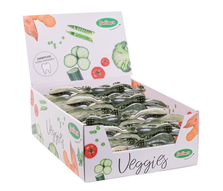 Cepillo dientes vegetal S 8cm/13g (200u) - Veggies 200