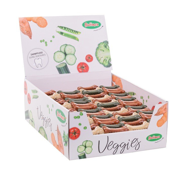 Hueso vegetal con algas 7cm/28g (100u) - Veggies 100