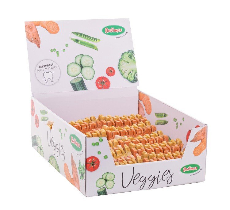Barrita vegetal 12cm/35g (120u) - Veggies 120