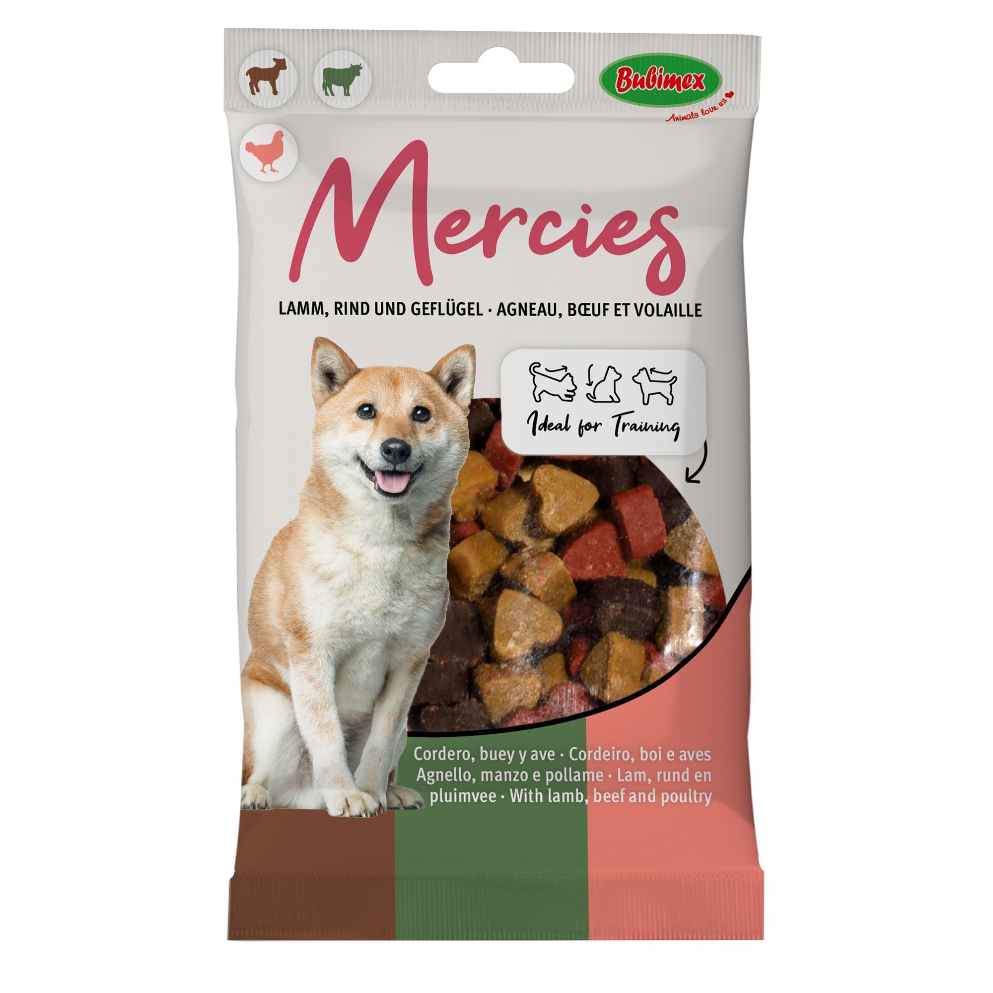 Mercies Semi-humedo Corazones 100g 12