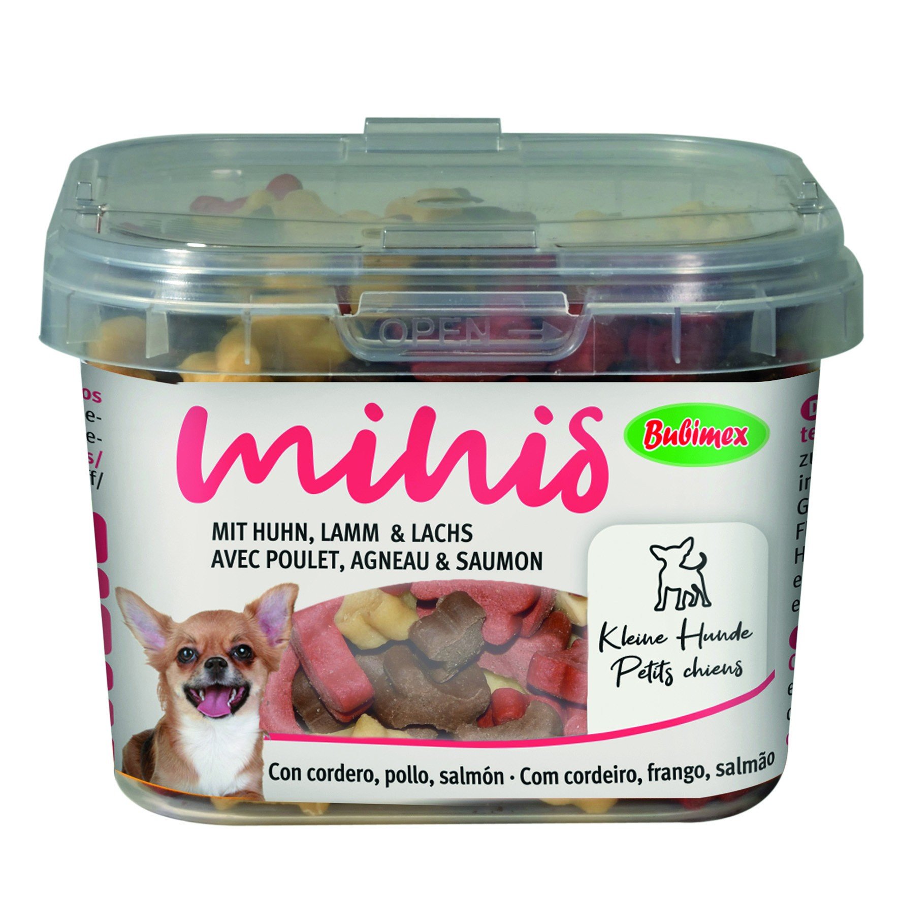MINI huesitos cordero, pollo y salmon 140g 12