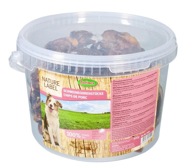 Nature Label - Chips de orejas de cerdo 800g 1