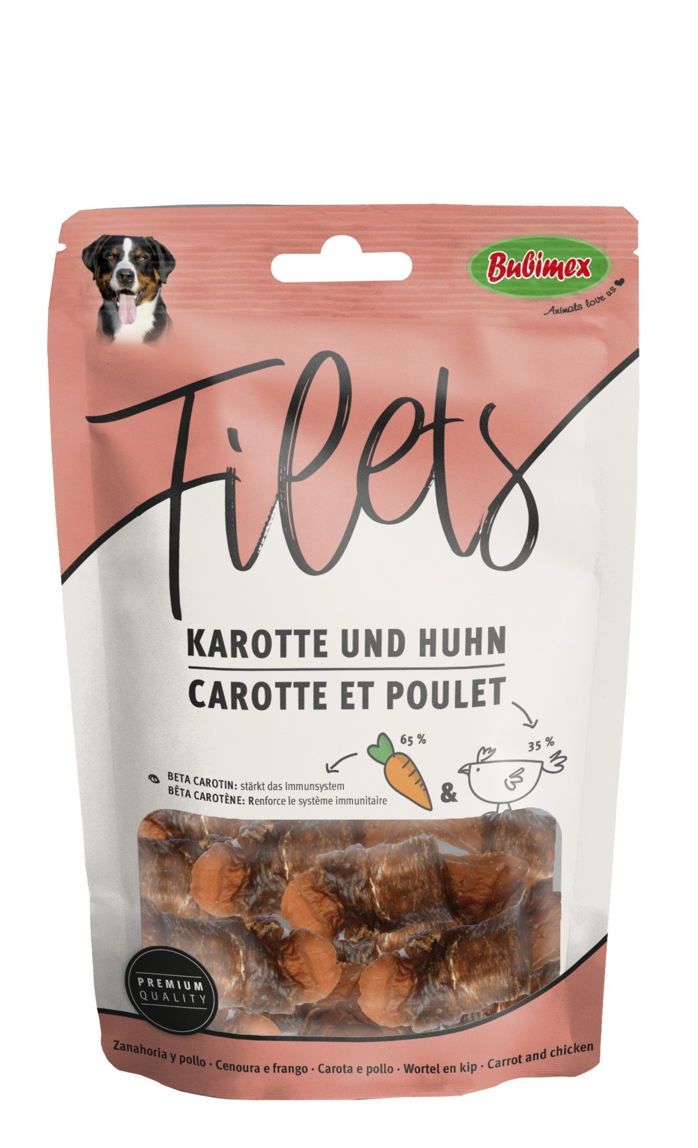 Filets de pollo-zanahoria 85g 10