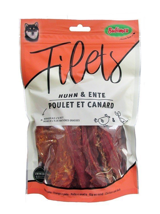 Filets MIX pollo y pato 300g 10