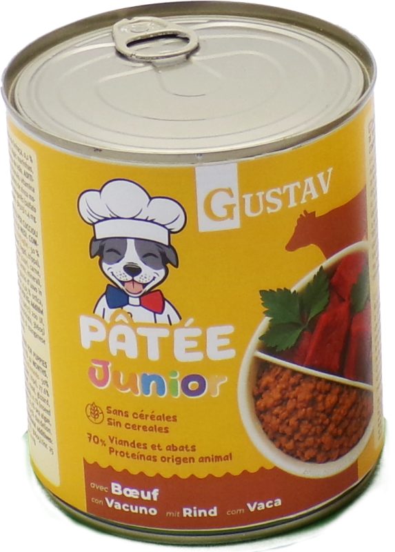 DOG Junior Gustav Paté de Buey 800gr 6