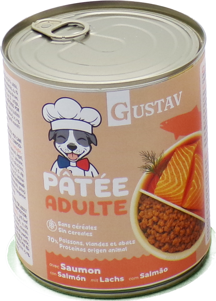 DOG Gustav Paté de Salmón 800gr 6