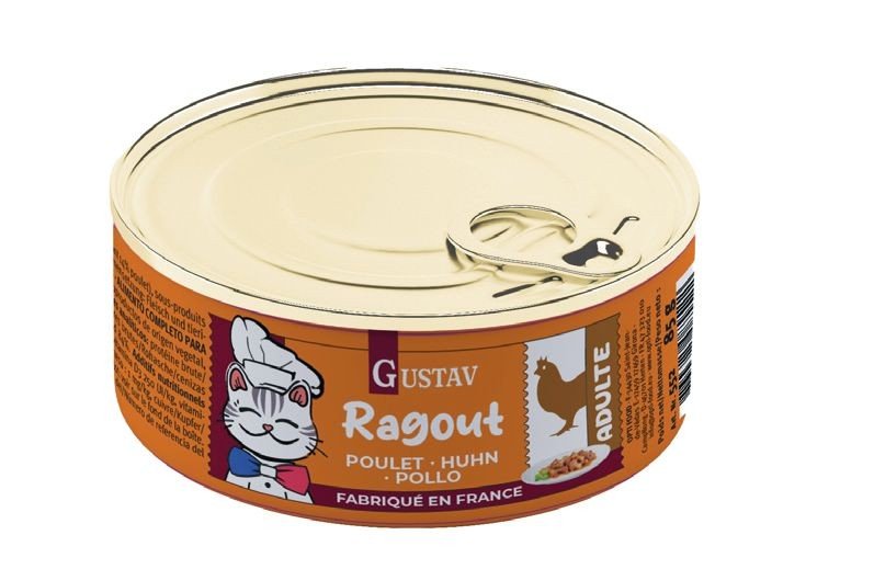 CAT Gustav Ragout de Pollo 85gr 12