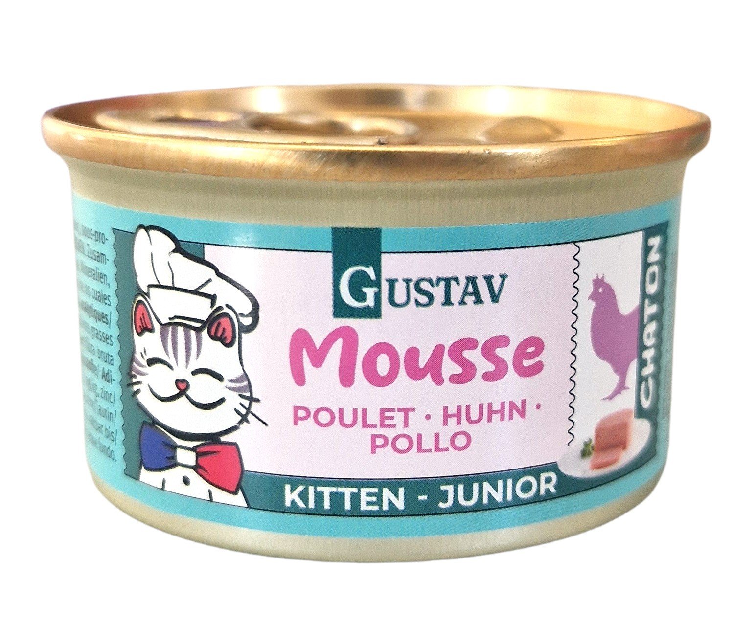 CAT Gustav Mousse Junior Pollo 85g 12