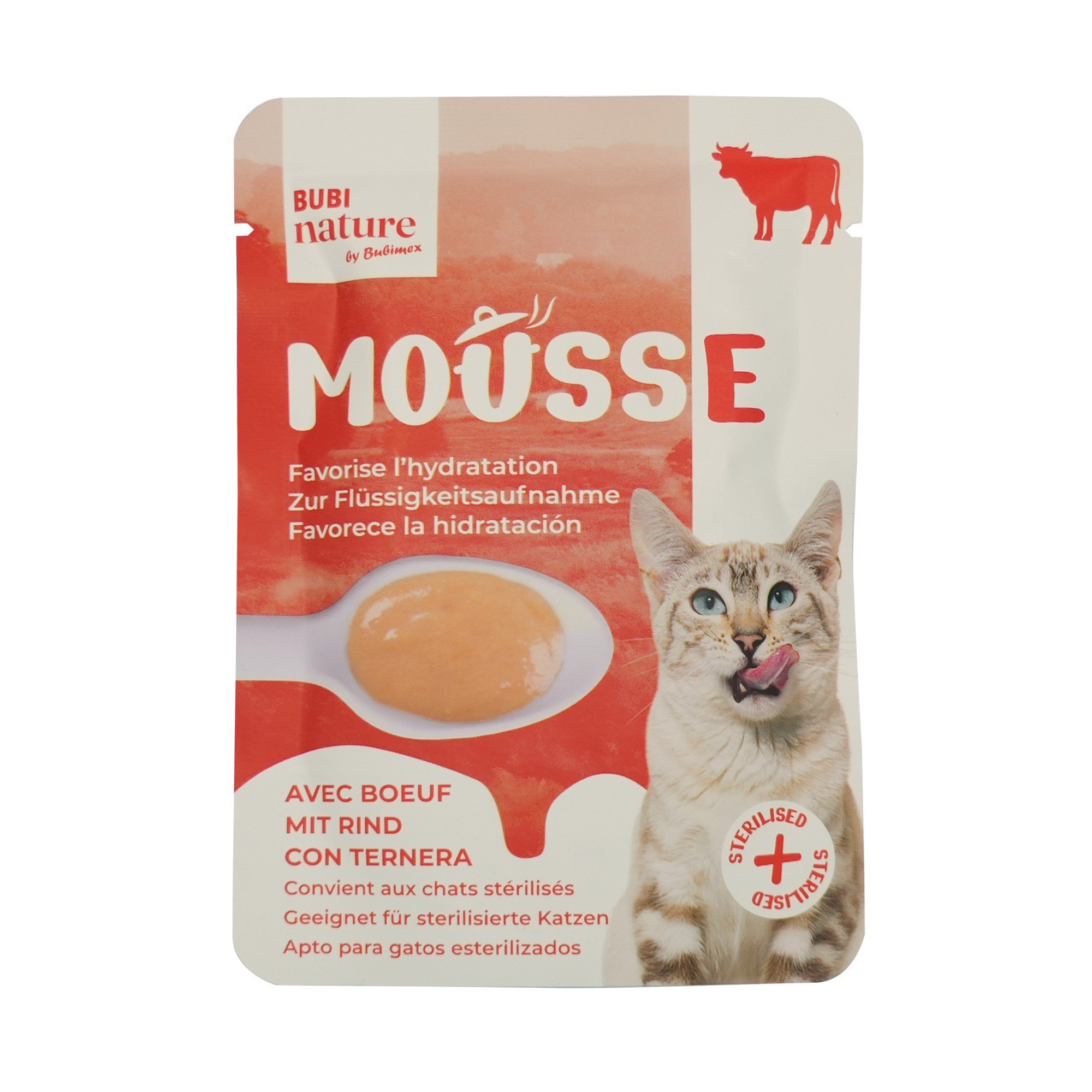 Bubi Nature CAT Mousse Buey 50gr 12