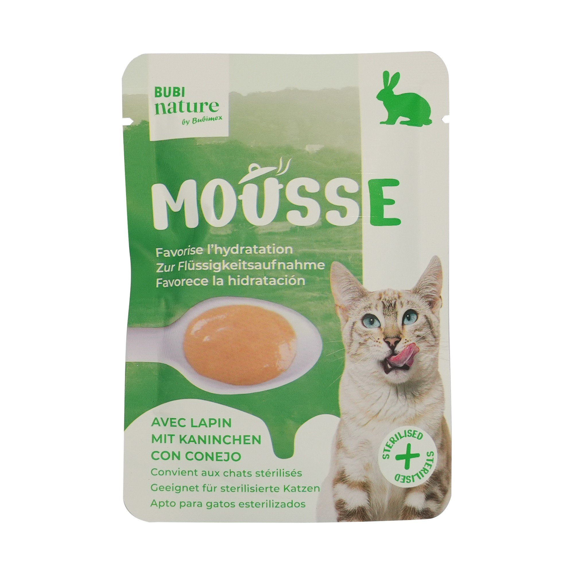 Bubi Nature CAT Mousse Conejo 50gr 12