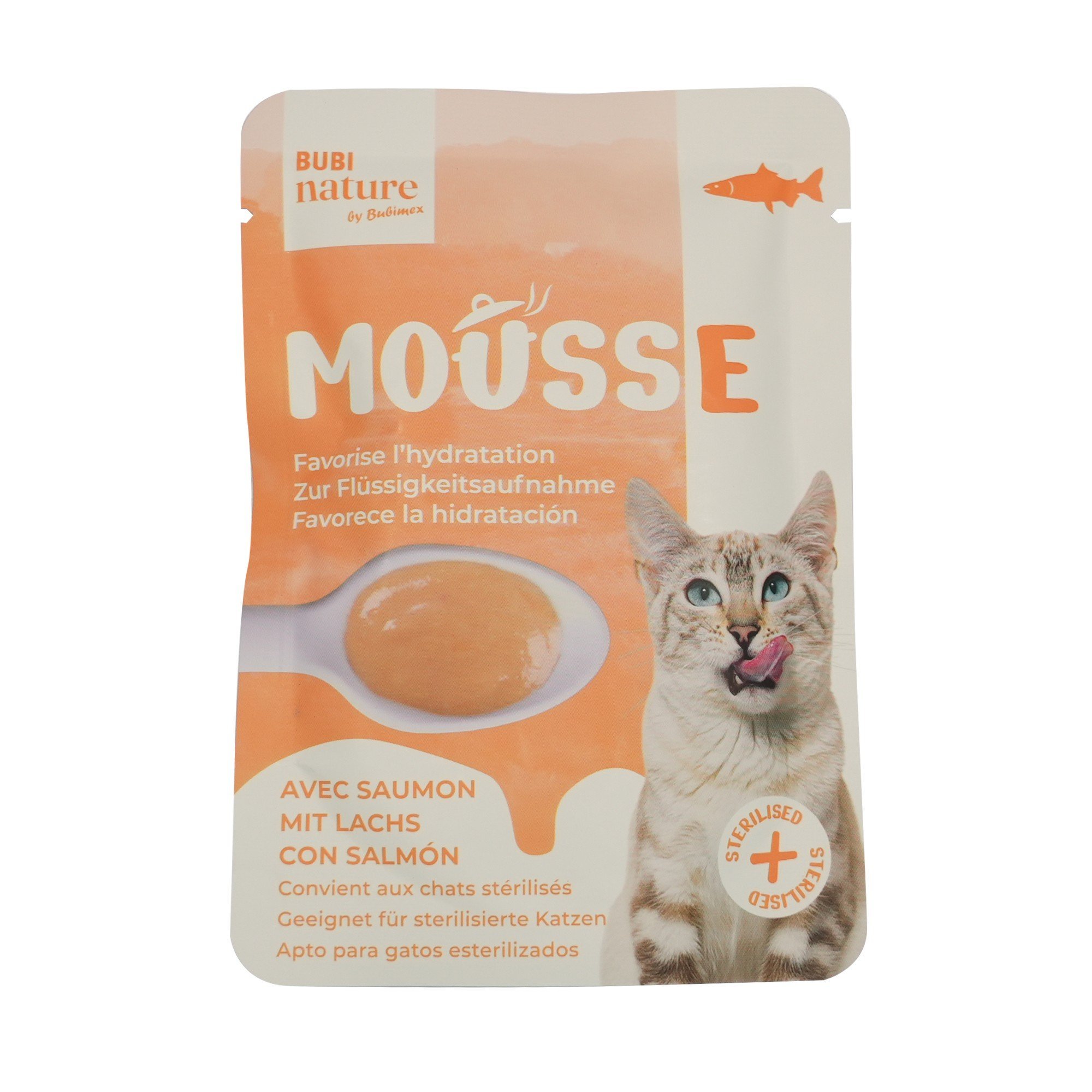 Bubi Nature CAT Mousse Salmón 50gr 12