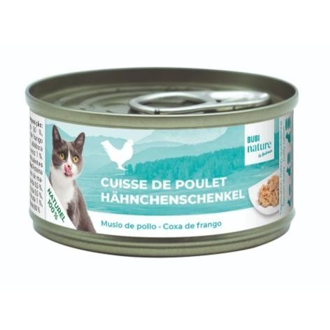 Bubi Nature CAT Muslo de Pollo 140g 12