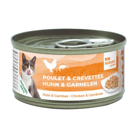 Bubi Nature CAT Pollo/gambas 140g 12