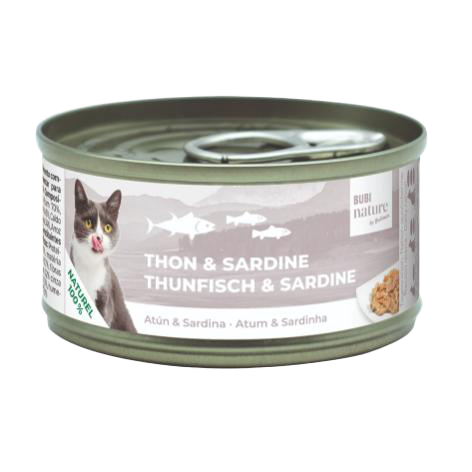 Bubi Nature CAT Atún/sardina 140g 12