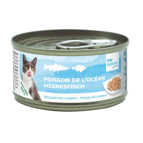 Bubi Nature CAT Pescado de mar 140g 12