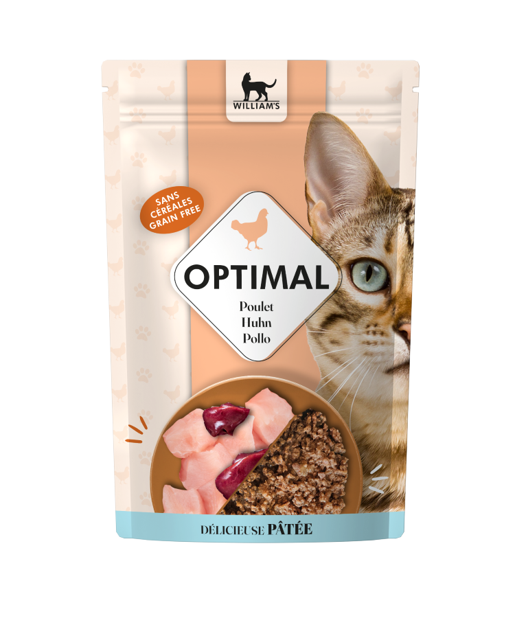 CAT Optimal Pollo 85g - Pouch 12