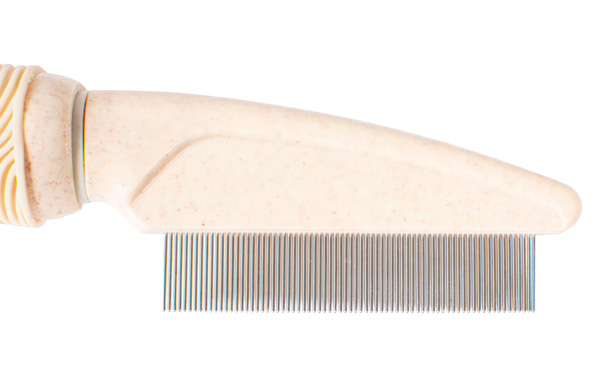 Peine extrajunto de plástico de 73 dientes con mango de goma suave, ECO FRIENDLY 100% plástico reciclado. - Imagen 4