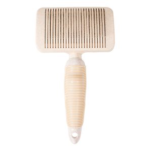 Cepillo de alambre automático con mango de goma suave, tamaño L, ECO FRIENDLY 100% plástico reciclado.